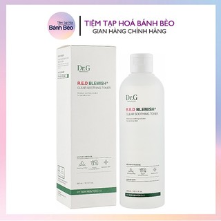Nước Hoa Hồng Cho Da Nhạy Cảm Dr.G drg R.E.D RED Blemish Clear Soothing Toner 200ml
