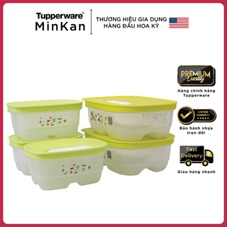 Bộ hộp trữ mát có hút hô hấp Tupperware Ventsmart Five Star