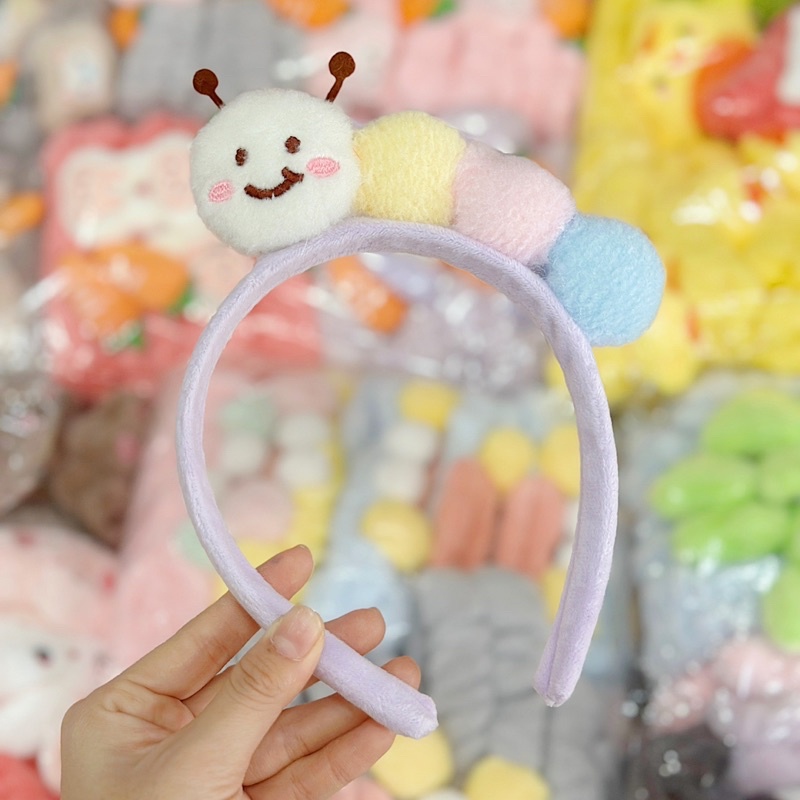 Băng Đô, Bờm Tóc, Cài Tóc Con Sâu Cute