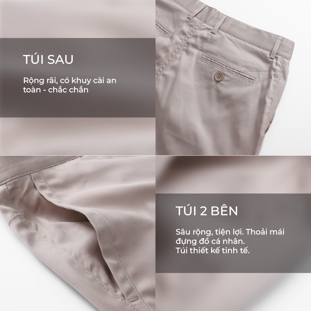 Quần kaki nam, short kaki nam chất liệu kaki cotton, thể thao trẻ trung lịch lãm thời trang nam LEBRO QS2008