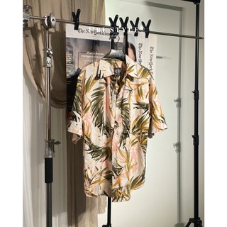 Áo sơ mi tay ngắn linen tropical