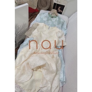 Đầm voan hoa nổi phối đuôi cá