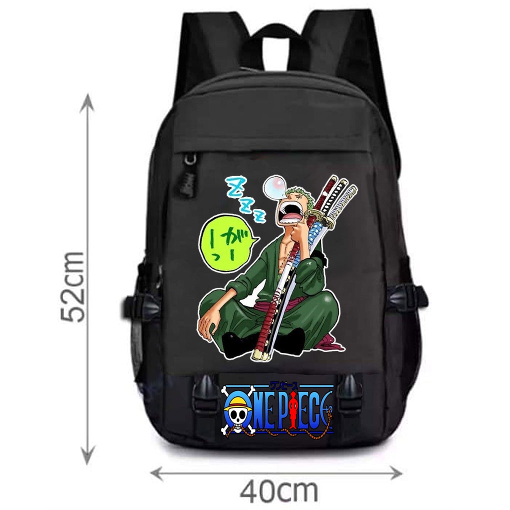 Balo Onepiece 🎁 FREESHIP 🎁 Balo đi học nam - cặp học sinh cấp 2 cấp 3