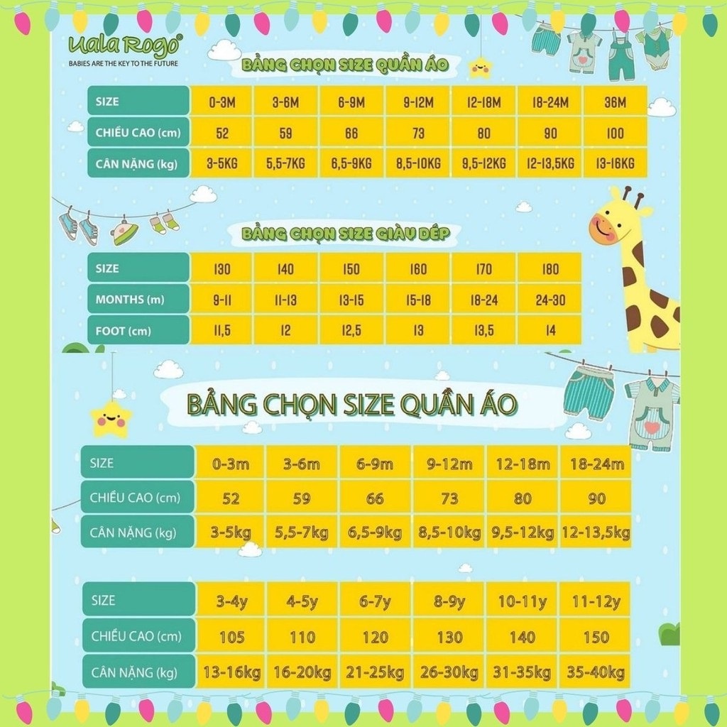 Bộ quần áo sơ sinh cho bé Ualarogo 0-9 tháng dài tay vải sợi tre BAMBOO cúc giữa mềm mại thấm hút thoáng mát 2086