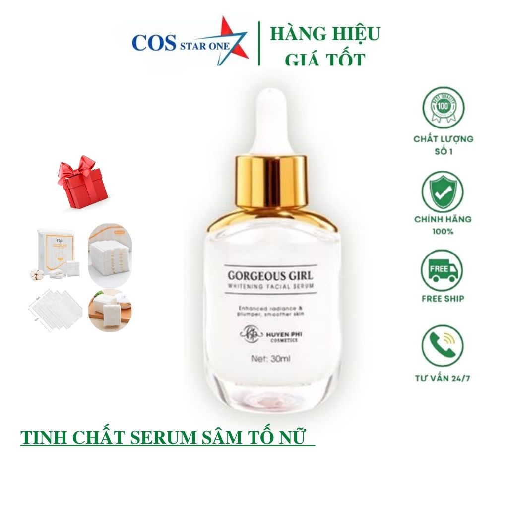 Serum Sâm Tố Nữ Huyền Phi - Cấp Ẩm, Tái Tạo Phục Hồi, Tăng Độ Đàn Hồi Cho Da
