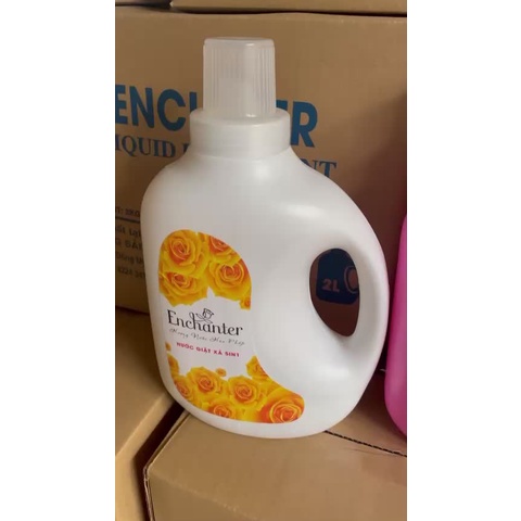 XẢ KHO 1 THÙNG 4 CAN  Nước Giặt Xả Encharter 2L Hương Nước Hoa Siêu Đậm Đặc - Lưu Hương Lâu
