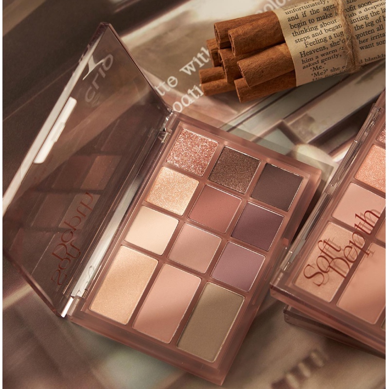 Màu Mắt Trang Điểm Clio Shade &amp; Shadow Palette 9.6g