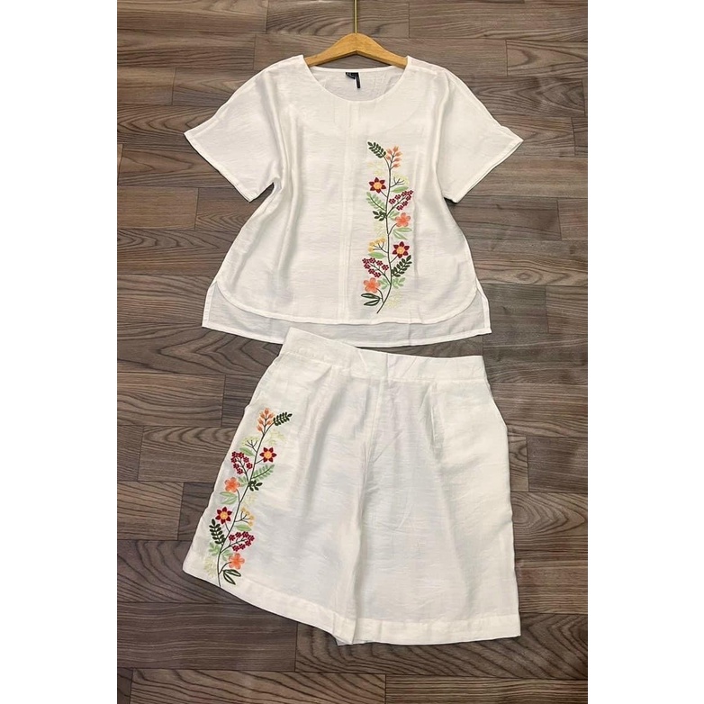 Sét Đũi Tay Cộc, Chất Liệu Đũi Linen, Mặc Nhà Mát Mẻ Mã Y1