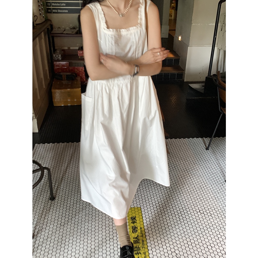 Váy babydoll 2 dây bản to chất thô cực xinh