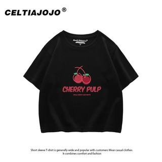 Áo croptop cherry - Áo baby tee thun nữ dây rút mặc 2 kiểu ôm body tay ngắn sexy thun lạnh co dãn đẹp bigsize [A069]