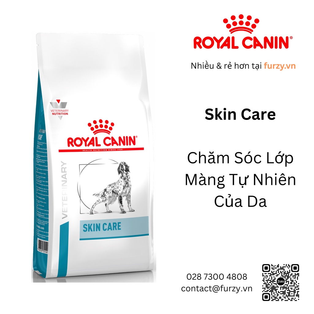 Royal Canin Thức Ăn Hạt Cho Chó Hỗ Trợ Chăm Sóc Da Lông Skin Care