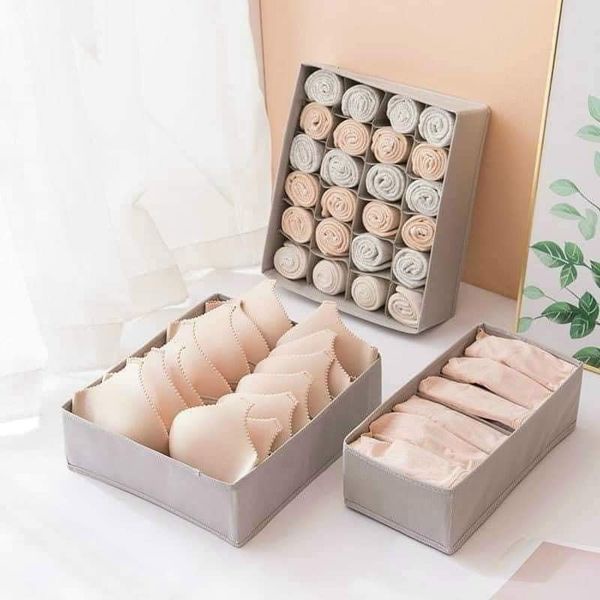 SET 3 TÚI ĐỰNG ĐỒ LÓT, TẤT ĐA NĂNG TIỆN LỢI