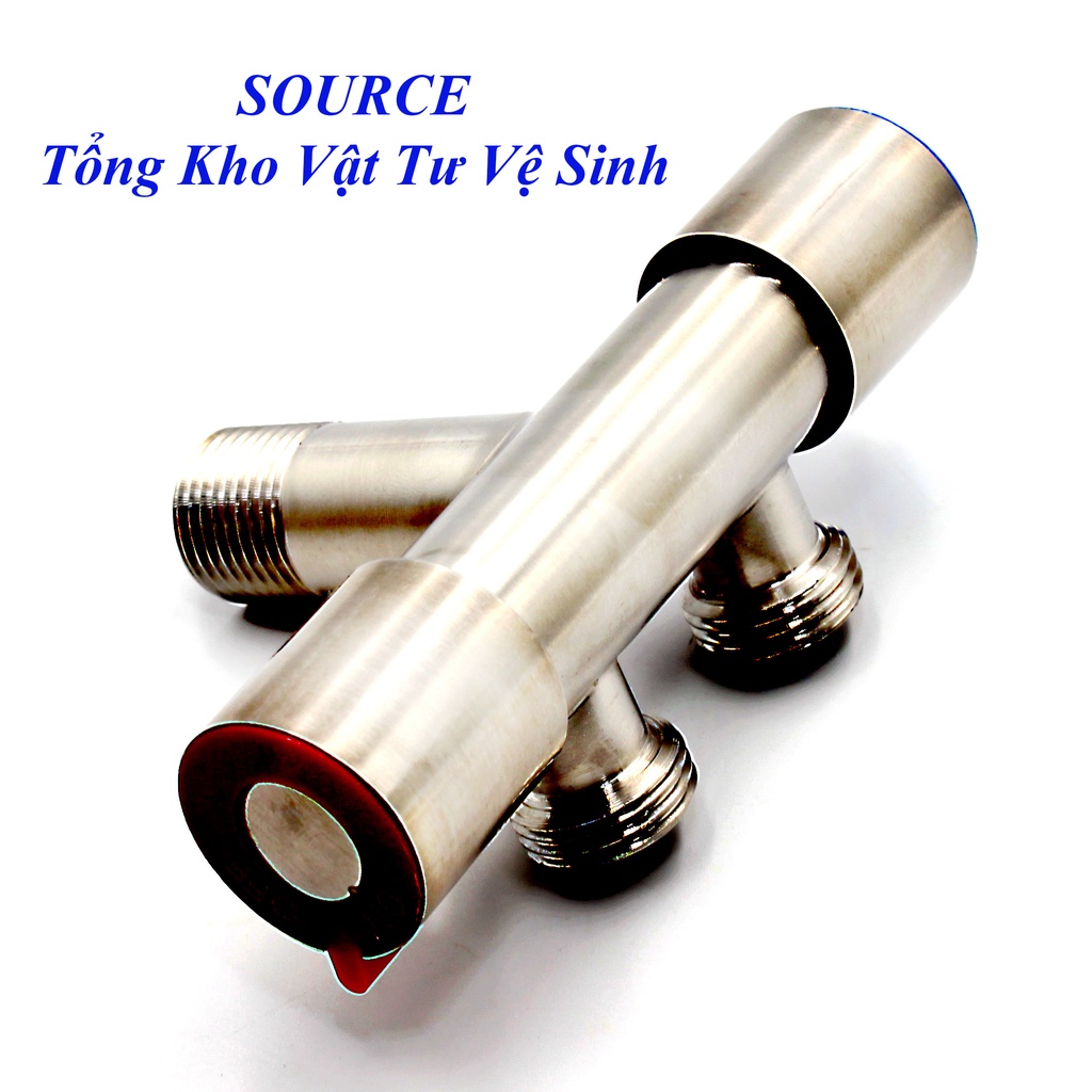 Vòi Nước Inox 304 2 Đầu Đóng Mở Riêng Biệt Siêu Tiện Lợi