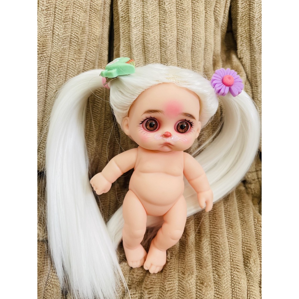 Búp Bê 5inch Nữ  Nhựa Tái Sinh -  Slicon Mềm Baby Dolls