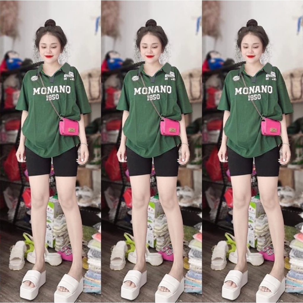Set bộ ngố, áo thun polo thun cotton mềm mát freesize 40-55kg