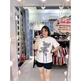 Áo phông gấu chữ bigsize linh móm