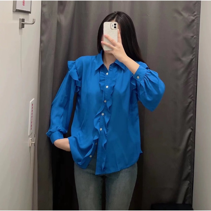 Sơ mi zara bèo rũ xinh