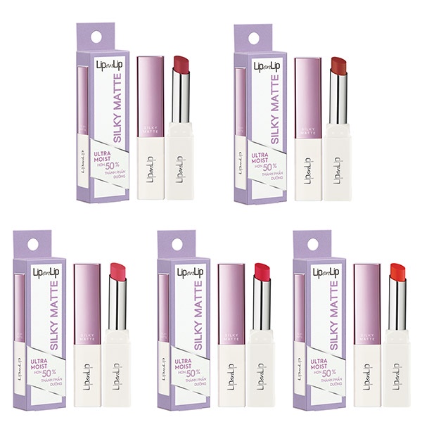 Son lì siêu mịn Lip On Lip Silky Matte 2.2g