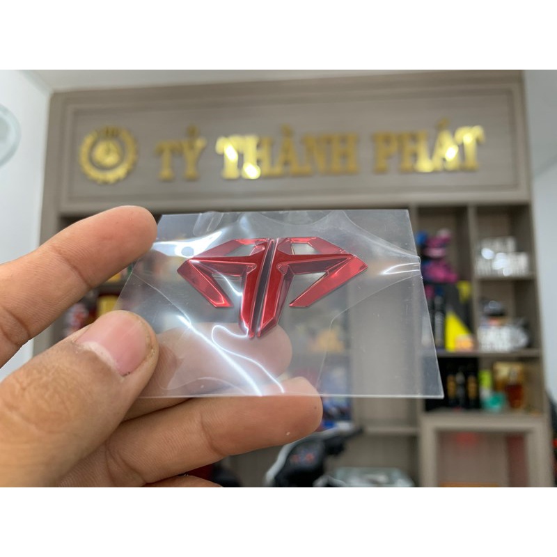 Tem hình kim cương AB 16 Đỏ zin honda