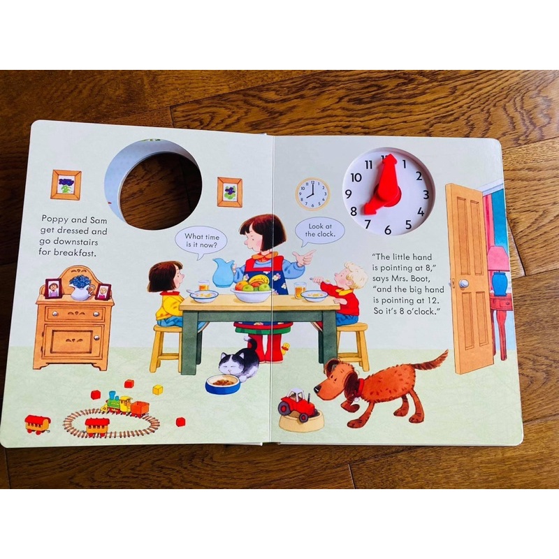 Poppy and Sam ’s Telling Time book & flashcard
