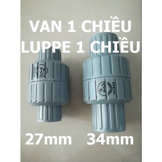 Luppe bơm 1 chiều, van 1 chiều lò xo taijaan phi 27mm, phi 34mm