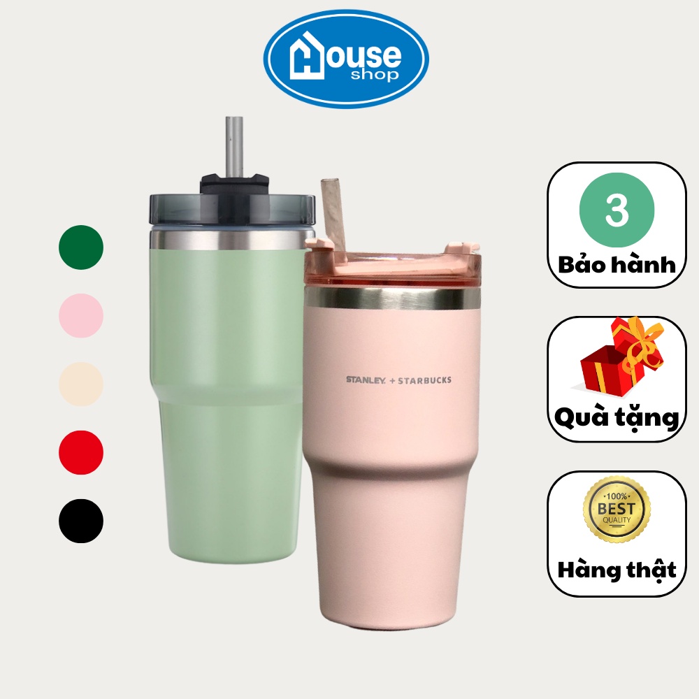 Bình nước giữ nhiệt khắc tên với chất liệu inox 304 không gây mùi khó chịu và có thời gian giữ nhiệt vượt trội_ House