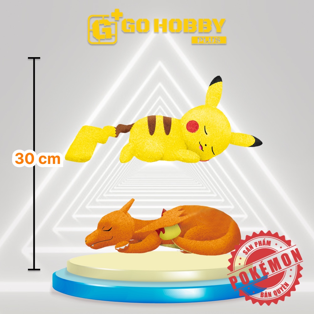 BANPRESTO | Thú bông Pikachu - Charizard | POKÉMON BIG PLUSH～PIKACHU・CHARIZARD～
