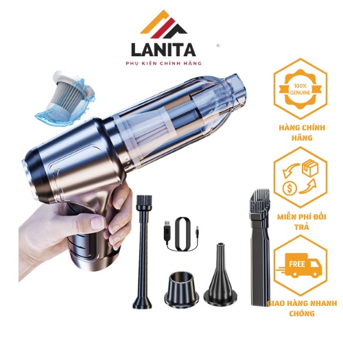 Máy hút bụi mini Lanita ST645 công suất 120W kích thước 218*160*67mm | BigBuy360 - bigbuy360.vn