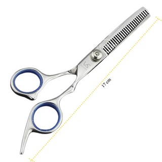 Combo Kéo tỉa tóc VS (Tay xanh) + Kẹp hỗ trợ cắt tóc mái