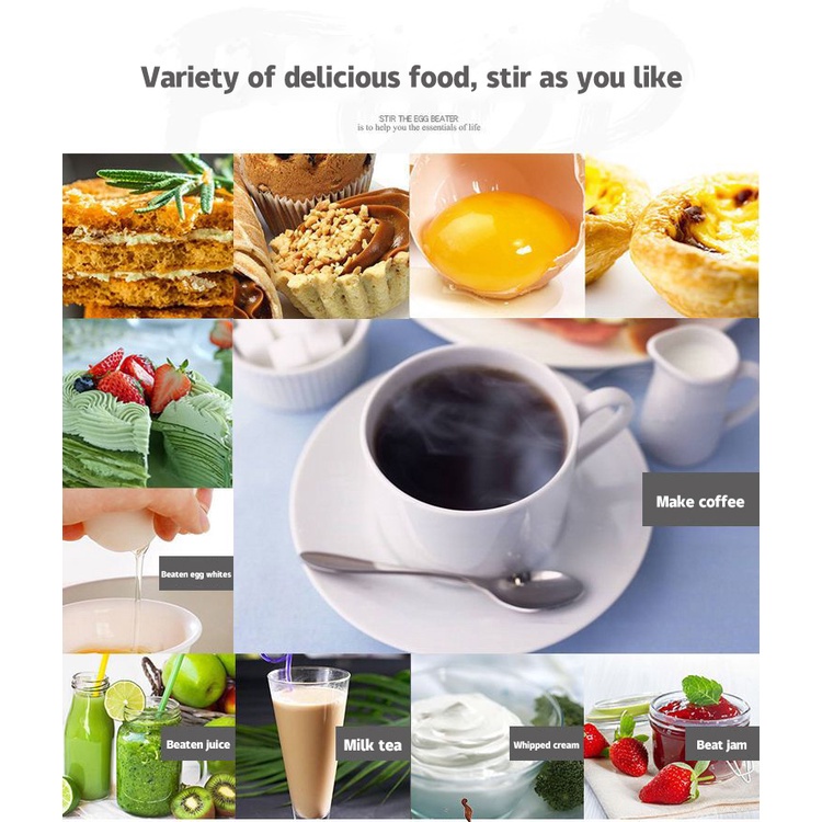 KANGJIA Máy Đánh Trứng / Khuấy Cà Phê Mini Bằng Thép Không Gỉ Tiện Dụng