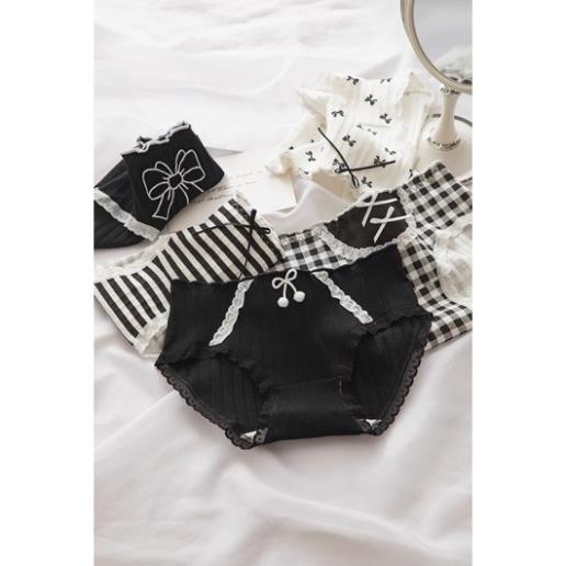❤️ Quần Lót Nữ ❤️ Quần Cotton Nữ Viền Phối Hình Nơ Điệu Đà Tôn Dáng Softie 1881 ❤️