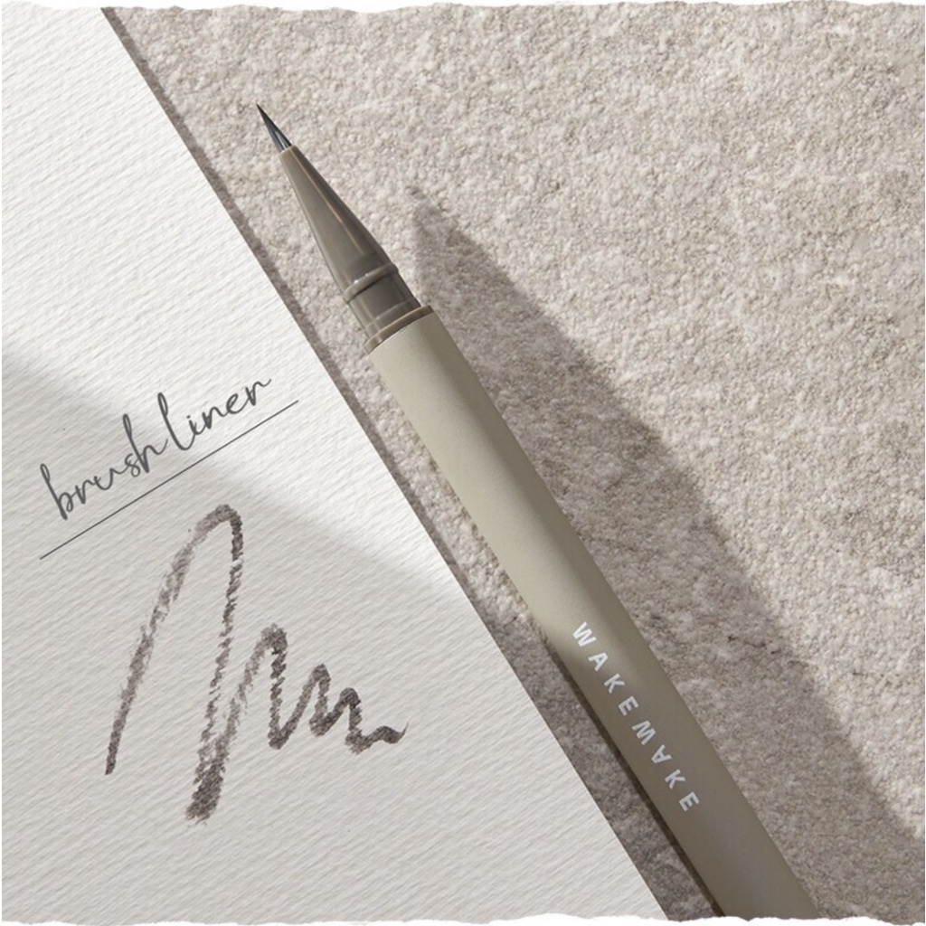 Kẻ mắt WAKEMAKE Real Ash Brush Eyeliner