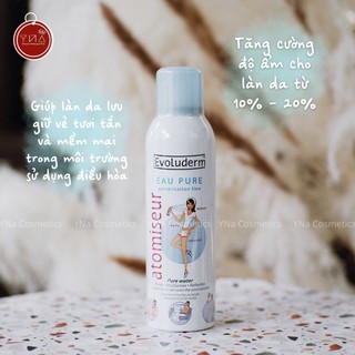 Xịt khoáng Evoluderm Eau Pure Atomiseur