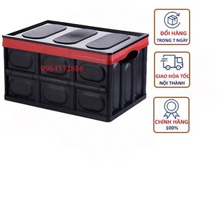 Thùng đựng đồ cốp sau xe hơi, xe ô tô Có Thể gấp gọn dung tích 30 và 56 lít để cốp sau