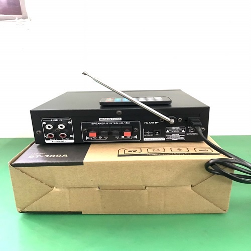 Âm ly mini bluetooth karaoke chạy điện 12v/220v BT-309a hàng trung ương chính hãng loại 1