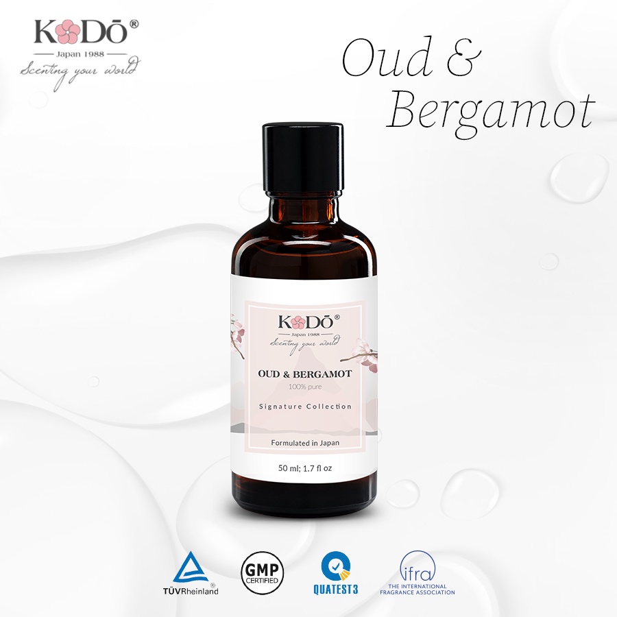 KODO - Oud &amp; Bergamot - Hương Cam Thảo Mộc  - Tinh Dầu Nước Hoa Nguyên Chất - Signature -  10/50/110ml QUATEST3 test