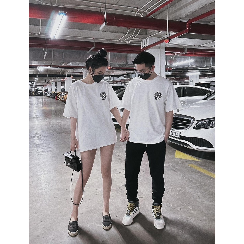 Áo Phông Nam Nữ Họa Tiết Hình Lưng Chất Đẹp Co Dãn Dáng Rộng Hàn Quốc