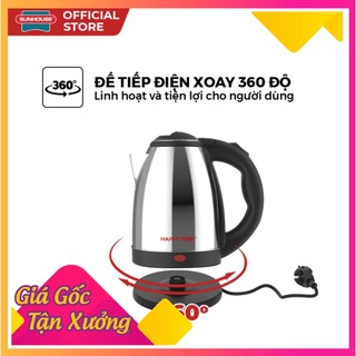 Ấm siêu tốc Inox 2 lít Happy Time - Ấm Đun Siêu Tốc