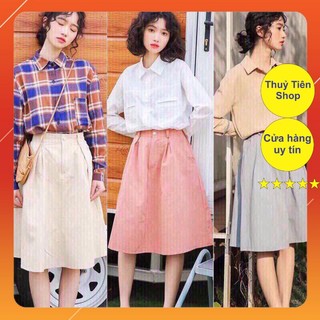 Chân Váy Xòe Chất Kaki hàng Quảng Châu (#910)