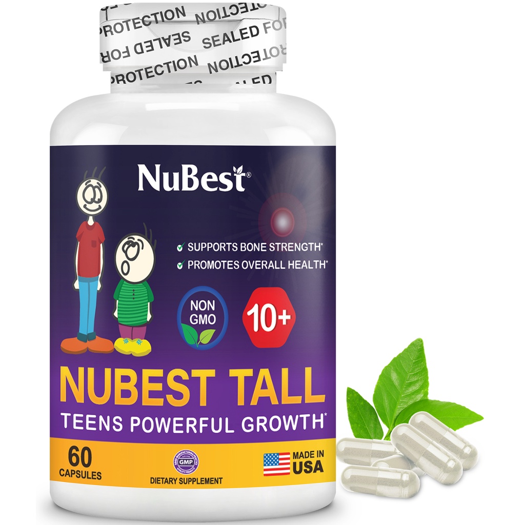 [Combo 6 Tặng 2 Cho Độ Tuổi 10-20] TPBVSK hỗ trợ Tăng Chiều Cao NuBest Tall 10+