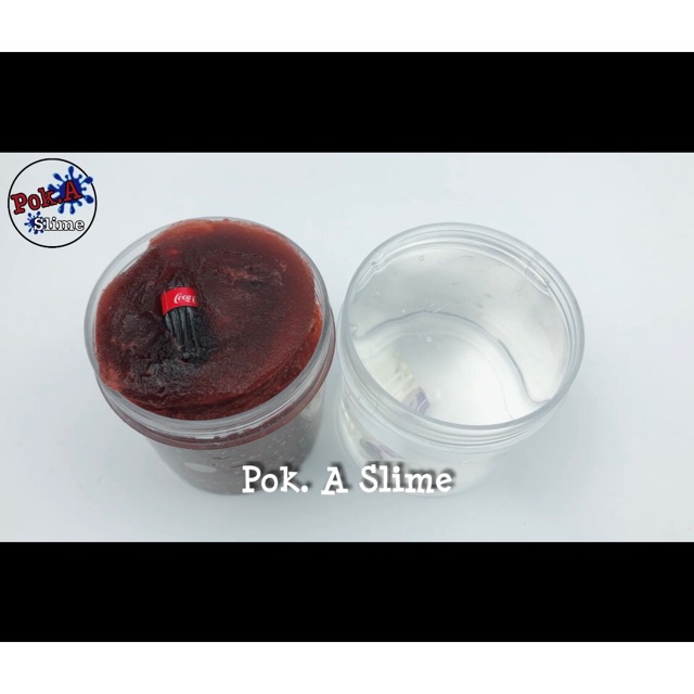 Slime Coke or Water duo (bộ đôi) - chất clear & icee (slime trong & đá bào)