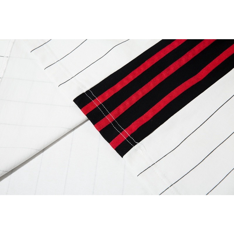 Áo thun unisex Blokecore bóng chày phối màu basic Greenorder