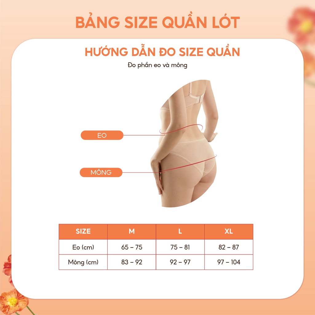 Quần Lót Su Đúc Loirechic Che 1/3 Mông Loirechic QLB53