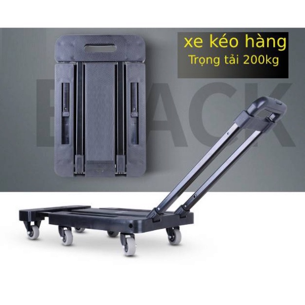 *HOT* Xe Kéo Hàng 6 Bánh Gấp Gọn Trọng Tải 200kg Phiên Bản mới