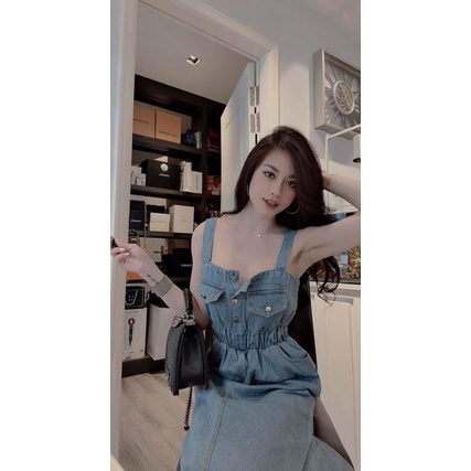 Váy bò 2 dây sang chảnh