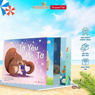 Sách - bộ i love - tớ yêu bố tớ; tớ yêu mẹ tớ; mẹ yêu con hơn cả; cẩn thận, bé con; mơ đẹp nhé, mẹ yêu con - từ 2-6 tuổi