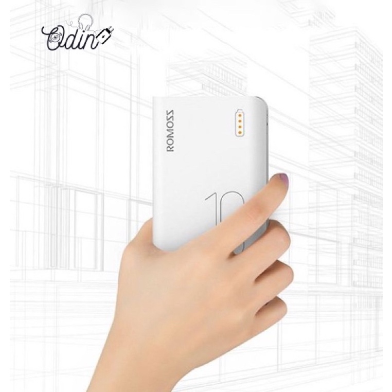 SẠC DỰ PHÒNG CHÍNH HÃNG ROMOSS SENSE 4S MINI NHỎ GỌN - NHẸ - CHỐNG GIẬT - NỔ - BẢO HÀH 12 THÁNG