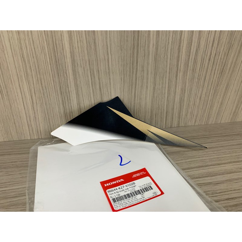 Tem xe AB 125 Vàng Đồng đời 2013 zin honda