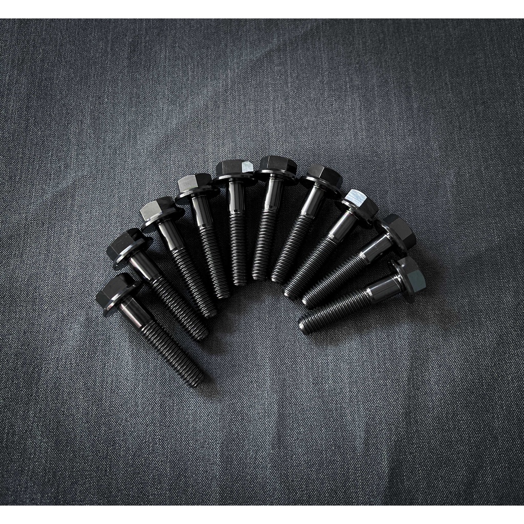 Ốc Ti Tan 8li 40 | 8li 40 | 8li40 đầu siêu to | Ốc bắt chân phuộc vario, vision, xsmax. nmax, nvx..v.v