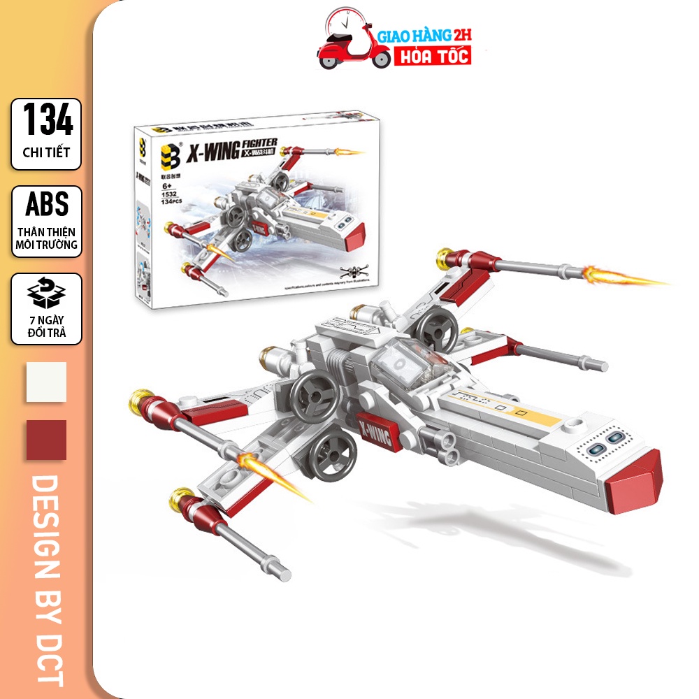 Bộ đồ chơi lắp ráp lego máy bay 134 chi tiết, xếp hình lego trực thăng ...